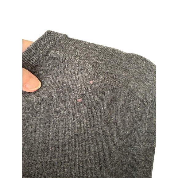 Peter Millar 100% Italian Merino Wool Sweater Vest Men's Large Charcoal Gray - Picture 6 of 12